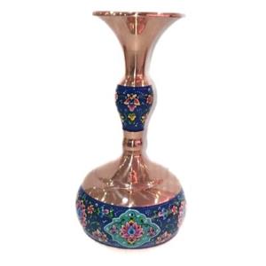 گلدان شلغمی سایز20مس و پرداز ارتفاع 18سانتی متر