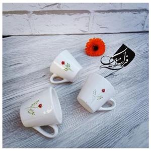شات قهوه گل رز