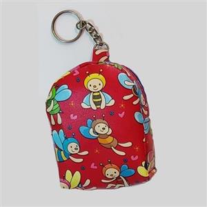 کیف محافظ هندزفری و کابل رنگ قرمز 