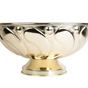 جام رومیزی مدل اشکی رنگ آبکاری طلایی