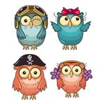 استیکر کلید و پریز صالسو آرت طرح carino owl mjr 