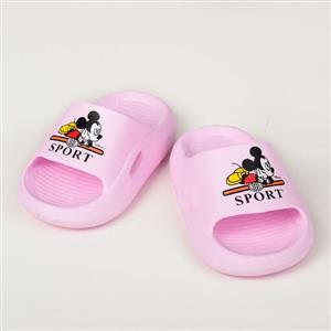 دمپایی دخترانه پاپا مدل میکی موس کد 338617 رنگ صورتی سایز 25 تا 30