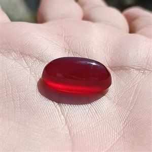 سنگ عقیق کلوخه سرخ آلبالویی آفریقایی اصیل درجه یک بی نظیر زیبا.