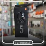 مچ بند هوشمند شیائومی مدل Mi Band 5 دریافت تمام اعلان ها ،کنترل موسیقی، شمارش گام ها،محاسبه مسافت طی شده ، وضعیت خواب