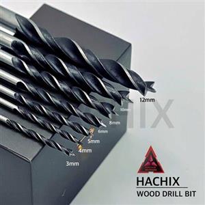 مته ته گرد نیش دار حاچیکس سایز 3 مخصوص چوب (بسته 10 عددی)