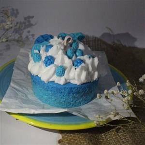 شمع کیک خامه ای