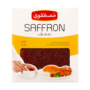 زعفران درجه یک مصطفوی مقدار 4 گرم Mostafavi Top Saffron 4gr 