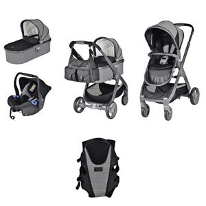 ست کالسکه و کریر چلینو مدل بلک لونار پلاتینیوم