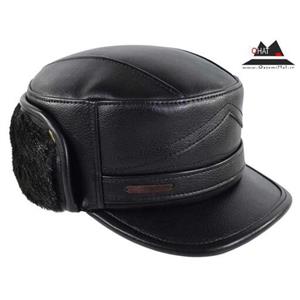 کلاه کپ چرم مردانه زمستانی