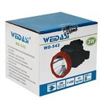 چراغ قوه هدلایت ویداسی 3 وات wd542