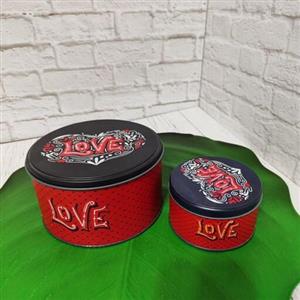 جعبه فلزی دوتایی لاو