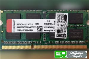 رم لپ تاپ کینگستون مدل 12800 DDR3 1600MHz ظرفیت 4 گیگابایت 