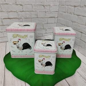 جعبه فلزی 3تایی