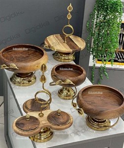 سرویس پذیرایی  چوبی لیلیوم