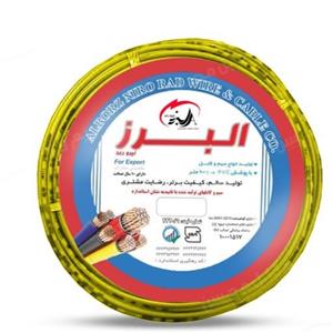 سیم افشان 6 البرز اصلی ، مغزی تمام مس استاندارد اداره برق، افشان یک در شش  ، سیم افشان شش ، سیم افشان 1در 6  متری ، 1در6