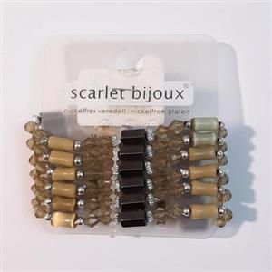 دستبند مگنتی سبز و سدری زنانه اسکارلت بیژوکس scarlet bijoux آلمان کد 2003 ()