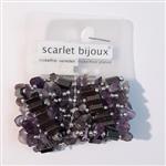 دستبند مگنتی بنفش و مشکی زنانه اسکارلت بیژوکس scarlet bijoux آلمان کد 2003 ()