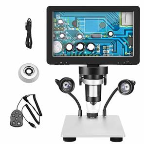 میکروسکوپ دیجیتال 1200X Portable Digital Microscope دارای نمایشگر 7 اینچی مدل DM9
