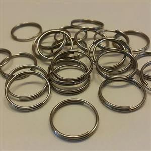 بسته 2000 عددی حلقه دولای جاکلیدی کوچک و جاسوئیچی قطر 1.8سانتی متر