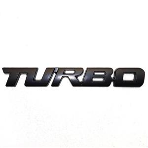 آرم فلزی  TURBO مشکی مات محصول باکیفیت.لوگو توربو مات