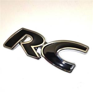 آرم فلزی  لوگو پژو آرسی اورجینال وارداتی.PEUGEOT RC.آر سی orginal.آرسی