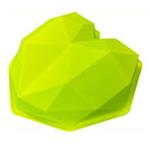 قالب ژله سیلیکونی قلب  سورپرایز رنگ سبز فسفری BSP0542