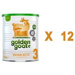 پکیج 12 عددی شیر خشک بز 400 گرم گلدن گات شماره 3 Golden Goat