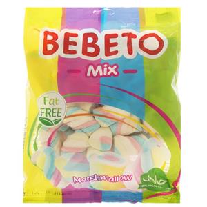 مارشمالو ببتو مدل Mix مقدار 275گرم Bebeto Mix Marshmallow 275gr