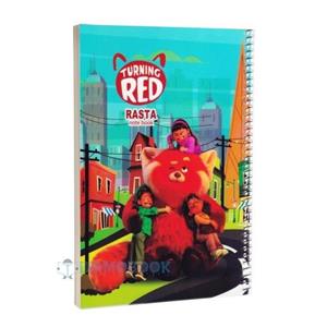 دفتر مشق سیمی رستا 50 برگی طرح شماره 27 (قرمز شدن)