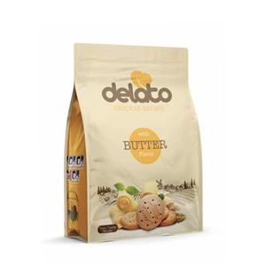 بیسکویت با طعم کره دلاتو مقدار 85 گرم Delato Deicious Biscuits With Butter Flavor 85gr