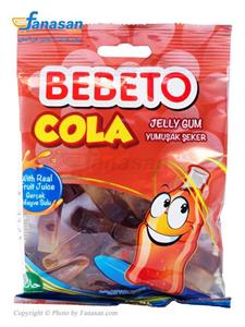 پاستیل ببتو مدل Cola مقدار 80گرم Bebeto Cola Jelly Gum 80gr