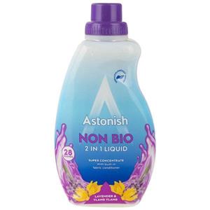 ژل ماشین لباسشویی استونیش سری Non Bio مدل Ylang Ylang حجم 840 میلی لیتر Astonish Non Bio Ylang Ylang Cleanliness Washing Machine Gel 840ml