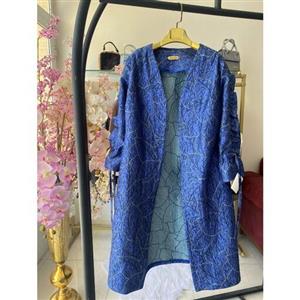 مانتو مزونی ژاکارد بلند مجلسی