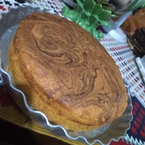 کیک دو رنگ خانگی