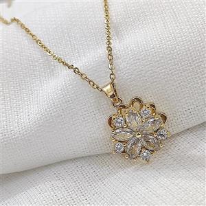 گردنبند چرخشی استیل،گردنبند فانتزی چرخشی،گردنبند گردان،گردنبند متحرک