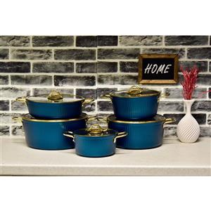 سرویس 10 پارچه کله غازی فلورانس درب فلت یونیک کد UN-8407