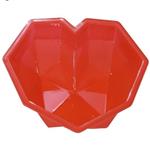 قالب ژله سیلیکونی قلب سورپرایز رنگ قرمز BSP0538