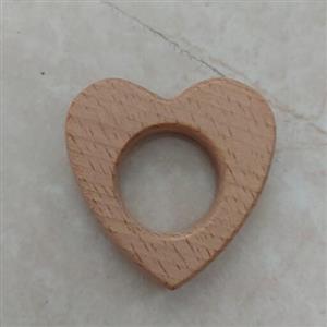 دندانگیر چوبی نوزاد طرح قلب تک عددی