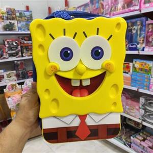 کیف کوله پشتی پسرانه طرح باب اسفنجی