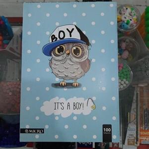 دفتر خط دار 100 برگ منگنه ای برند میکرو