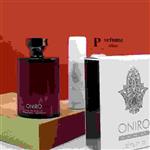 عطر ادکلن اونیرو  انیرو مردانه اصل فراگرنس اماراتی  100میل  و یک اسپری 50میل Fragrance World Oniro خنک و تلخ