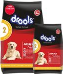 غذای سگ 3 کیلو گرم1.2 کیلو گرم  drools chicken and egg adult dry dog food