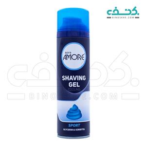 ژل اصلاح مردانه سورا آمور مدل Blue Sport حجم 200 میلی لیتر 