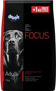 غذای سگ 12 کیلو گرم1 کیلو گرم  drools focus adult super premium dry dog food