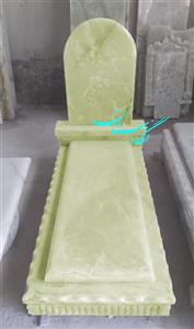 سنگ قبر مرمر سبز شیک کد 84 