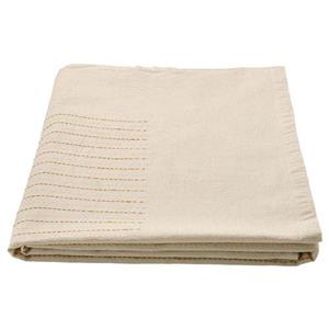 رومیزی آیکیا، مدل SOMMARFLOX ،بژ مایل به زرد تیره، 145×240 سانتی متر
