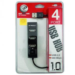 هاب 4 پورت USB 2.0 برند ایکس پی H806