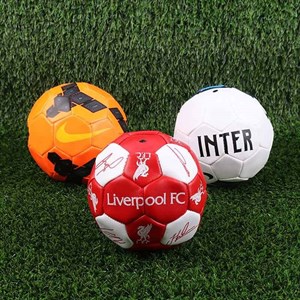 توپ فوتبال چرمی دوخت ماشینی سایز 2 new club عمده و کارتنی