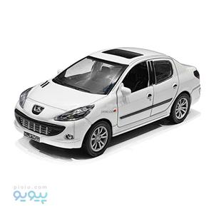 ماکت ماشین فلزی 207 صندوق دار عمده و کارتنی