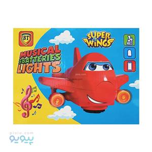 هواپیما موزیکال و چراغدار آیتم BT1401 عمده و کارتنی